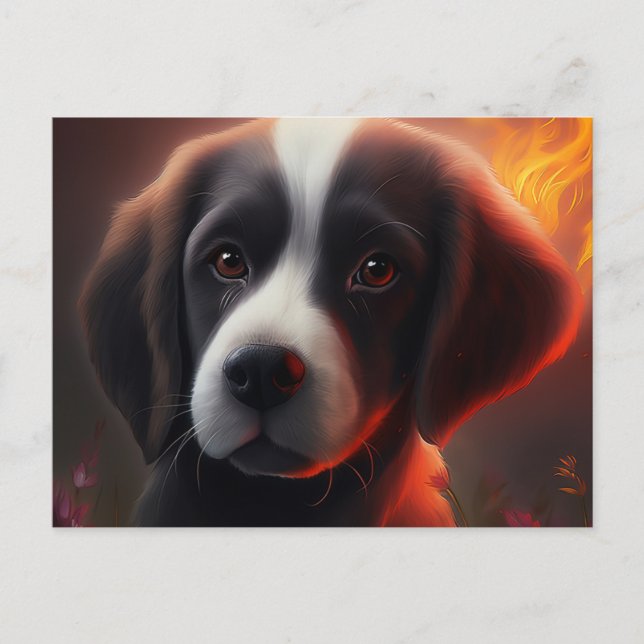 Carte Postale Chien Divers (Devant)