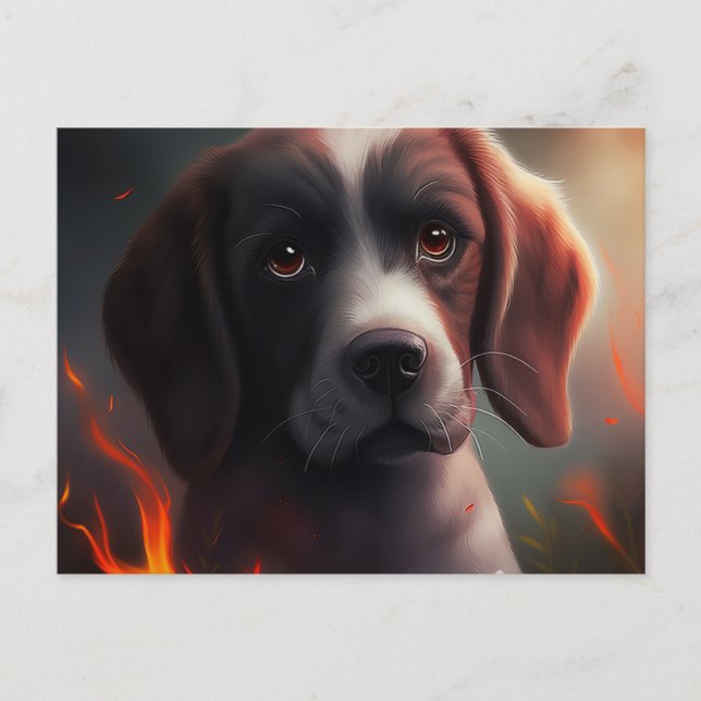 Carte Postale Chien Divers (Devant)