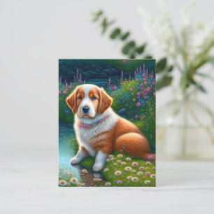 Carte Postale Chien doux