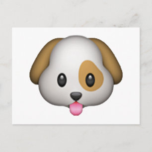 Carte Postale Chien - Emoji