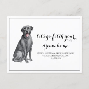 Carte Postale Chien Labrador Immobilier Acheter Marketing