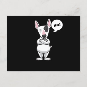Carte Postale Chien miniature Bull Terrier