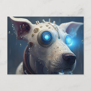 Carte Postale Chien Robotique Postcard