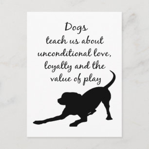 Carte Postale Chien Totem Animal Spirit Guide T-shirt Chien Logo