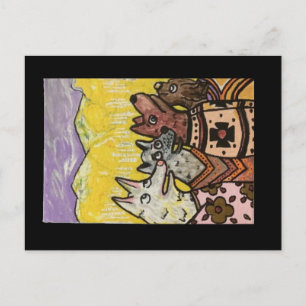 Carte Postale Chiens blancs indiens, Aspen Glow