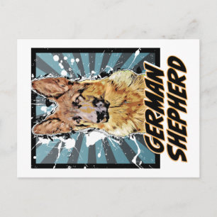 Carte Postale Chiens Toon : Berger Allemand