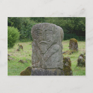 Carte Postale Chiffre de Boa Island Janus