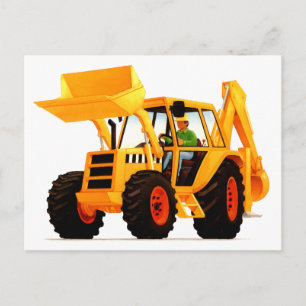 Carte Postale Chiffre jaune de l'enfant