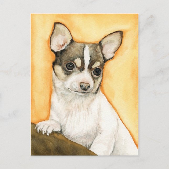 Carte postale "Chihuahua" Dog Art (Devant)