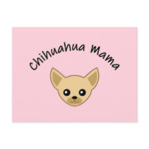 Carte postale Chihuahua maman