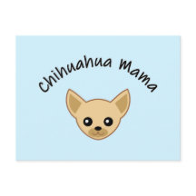 Carte postale Chihuahua maman