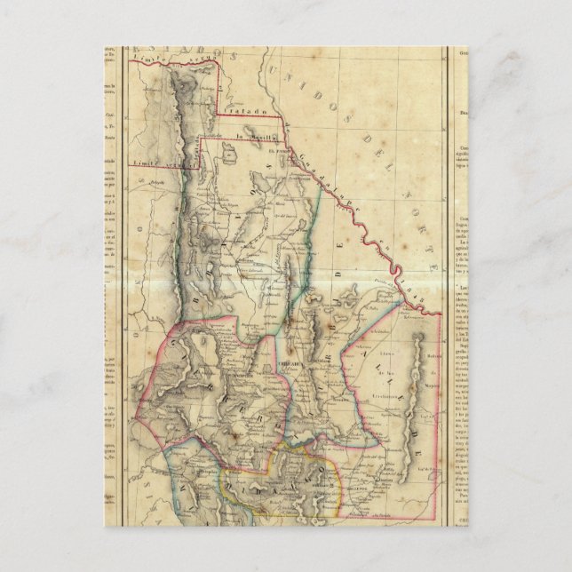 Carte Postale Chihuahua, Mexique (Devant)