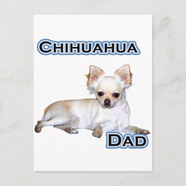 Carte Postale Chihuahua Papa 4 (Devant)