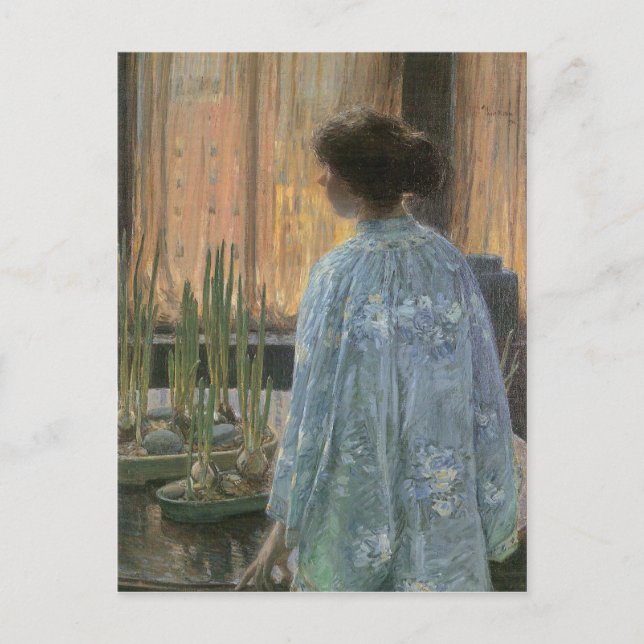 Carte Postale Childe Hassam - Le jardin de table (Devant)