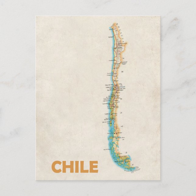 Carte postale Chili (Devant)