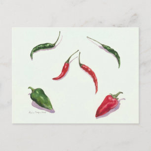 Carte Postale Chillies and Peppers 2005