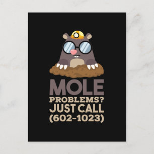 Carte Postale Chimie - Problèmes de mole