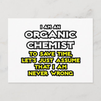 Carte Postale Chimiste Biologique...Supposons Que Je Ne Me Tromp