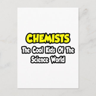 Carte Postale Chimistes...Cool du monde des enfants de la scienc