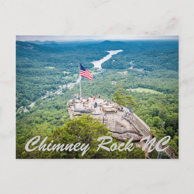 Carte Postale Chimney Rock NC (Devant)