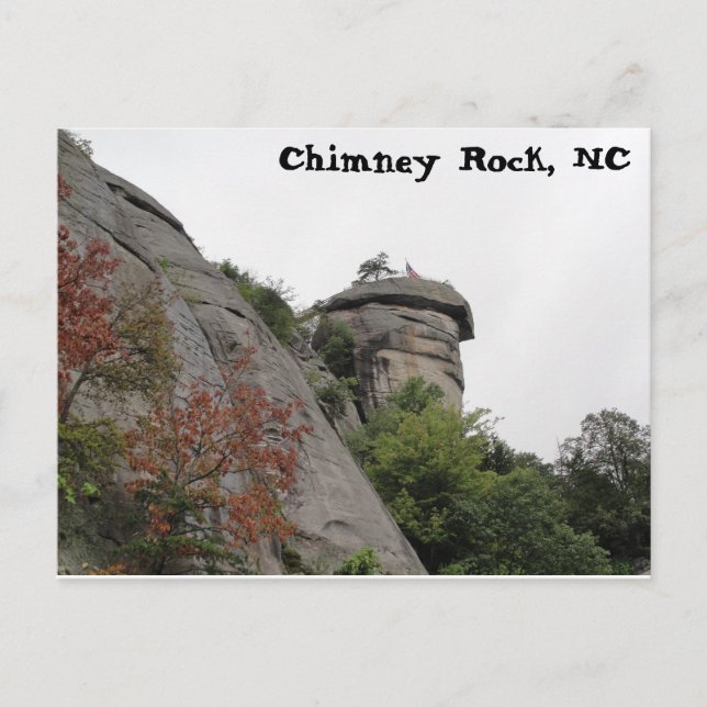 Carte Postale Chimney Rock, NC (Devant)