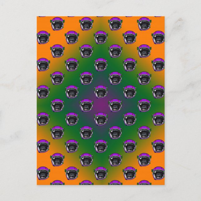 Carte Postale Chimp. spatial (Devant)