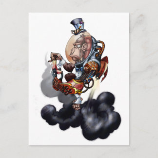 Carte Postale Chimp spatial Steampunk