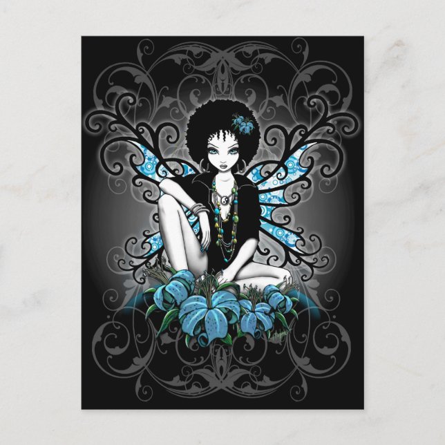 Carte postale China Retro Lilly Imaginaire (Devant)