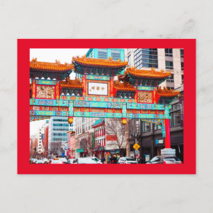 Carte Postale Chinatown à Washington DC.
