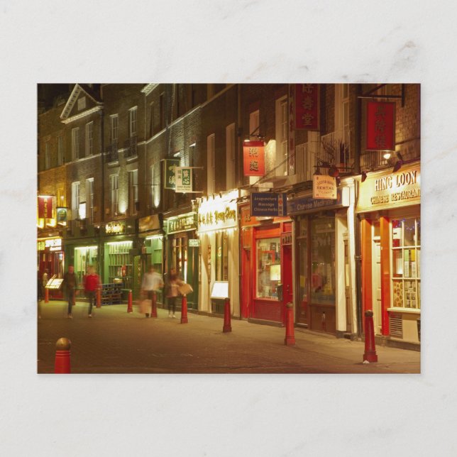 Carte Postale Chinatown, Soho, Londres, Angleterre, Royaume-Uni (Devant)