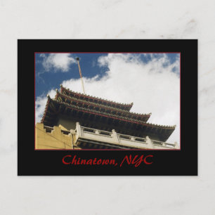 Carte postale Chinatown sur le toit