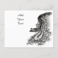 Chine Dragon, noir et blanc Design en Tattoostyl