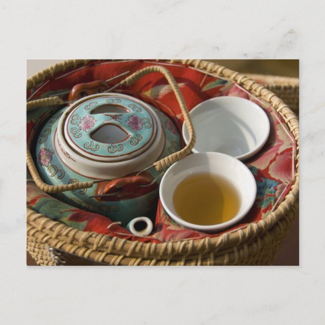 Carte Postale Chine, Hong Kong. Théière chinoise traditionnelle  (Devant)