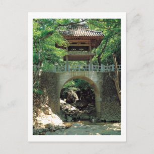 Carte Postale Chine ~ Paysage de montagne de pagode chinoise