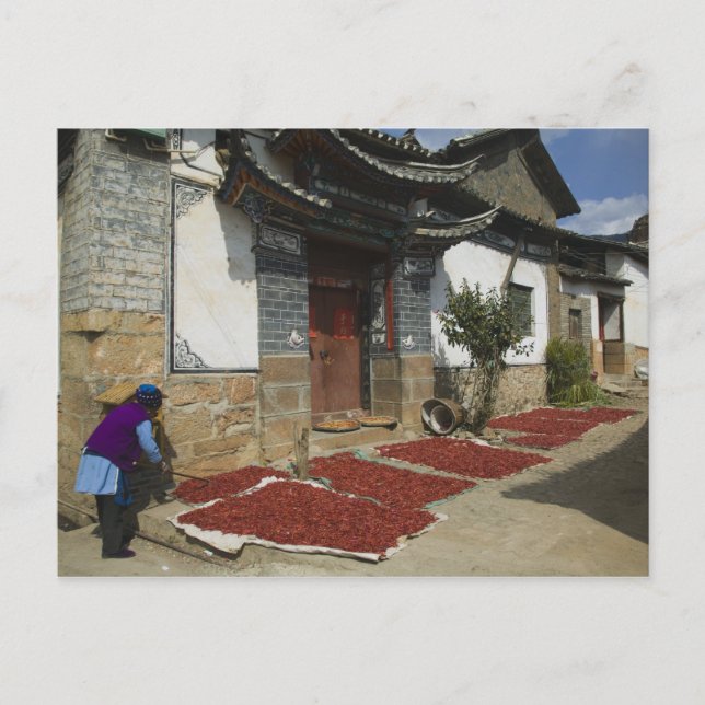 Carte Postale CHINE, province du Yunnan, Tianshengying. Dessiner (Devant)