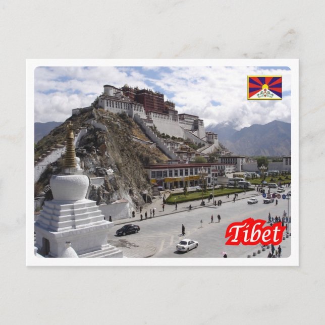 Carte Postale Chine - Tibet - (Devant)