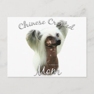Carte Postale Chinese Crested Maman 2