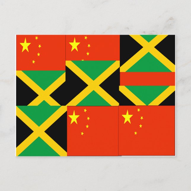 Carte Postale Chinois-Jamaïcain (Devant)