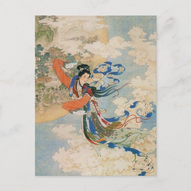 Carte postale chinoise Moon Goddess (Devant)