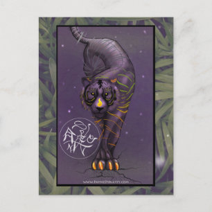 Carte postale chinoise Zodiac Tiger