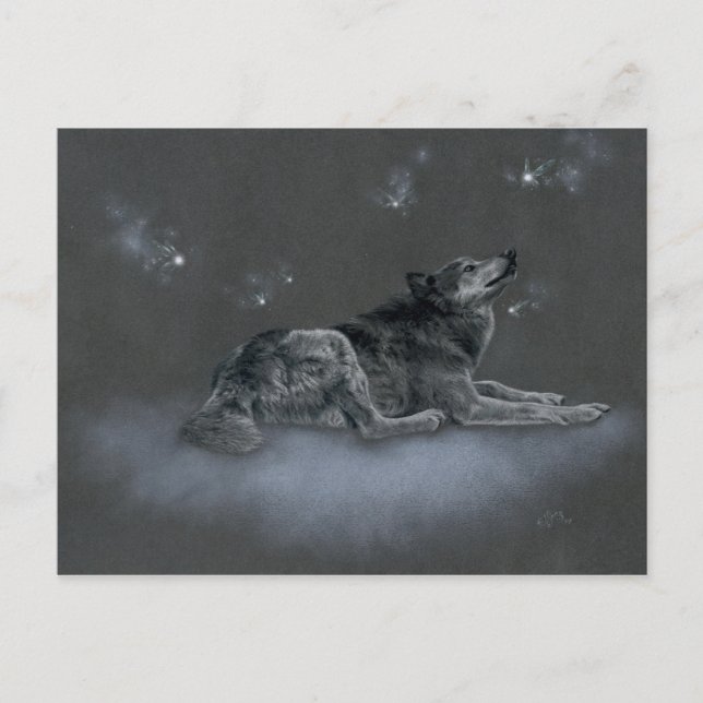 Carte Postale Chinook aux Fées (Devant)