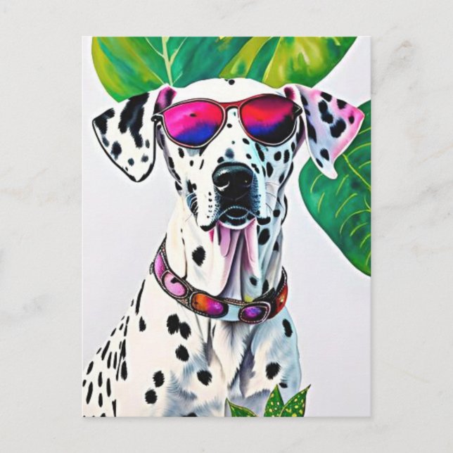 Carte Postale chiot (Devant)