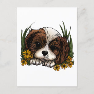 Carte Postale Chiot