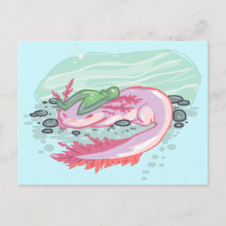 Carte Postale Chiot d'eau Axolotl