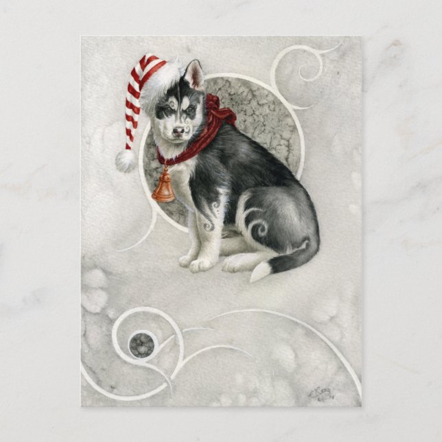 Carte Postale Chiot elfique (Devant)
