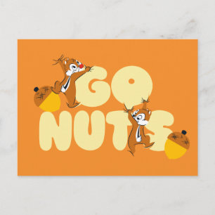 Carte Postale Chip & Dale Go Nuts !