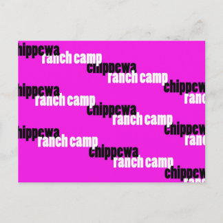 Carte Postale Chippewa (rose)