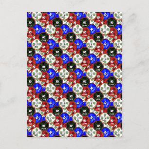 Carte Postale Chips de casino