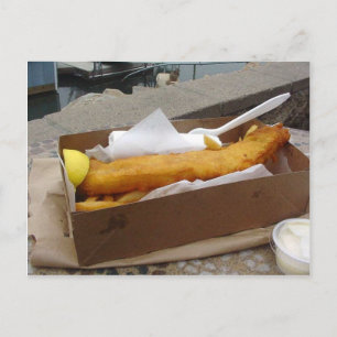 Carte Postale Chips de poisson