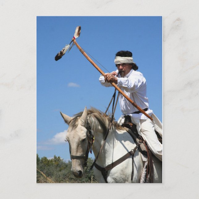 Carte Postale Chiricahua Apache brave (Devant)